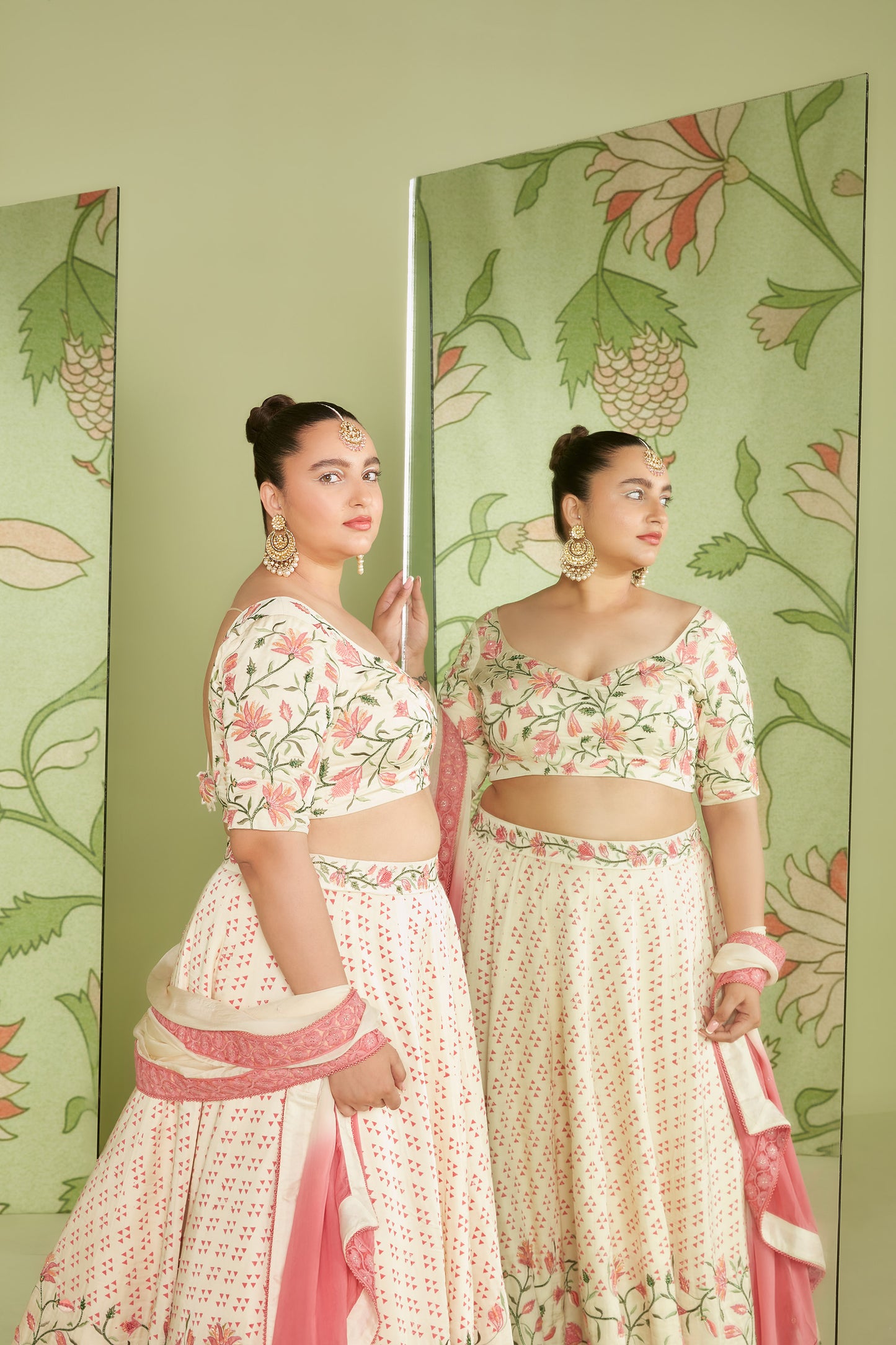 Ivory Hunar Lehenga Set