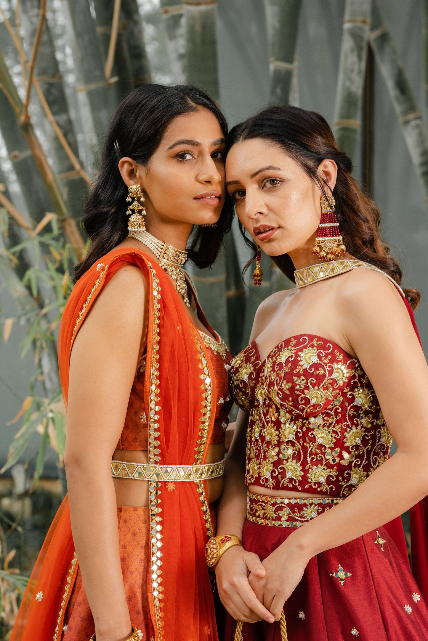 Maroon Aarzoo lehenga set