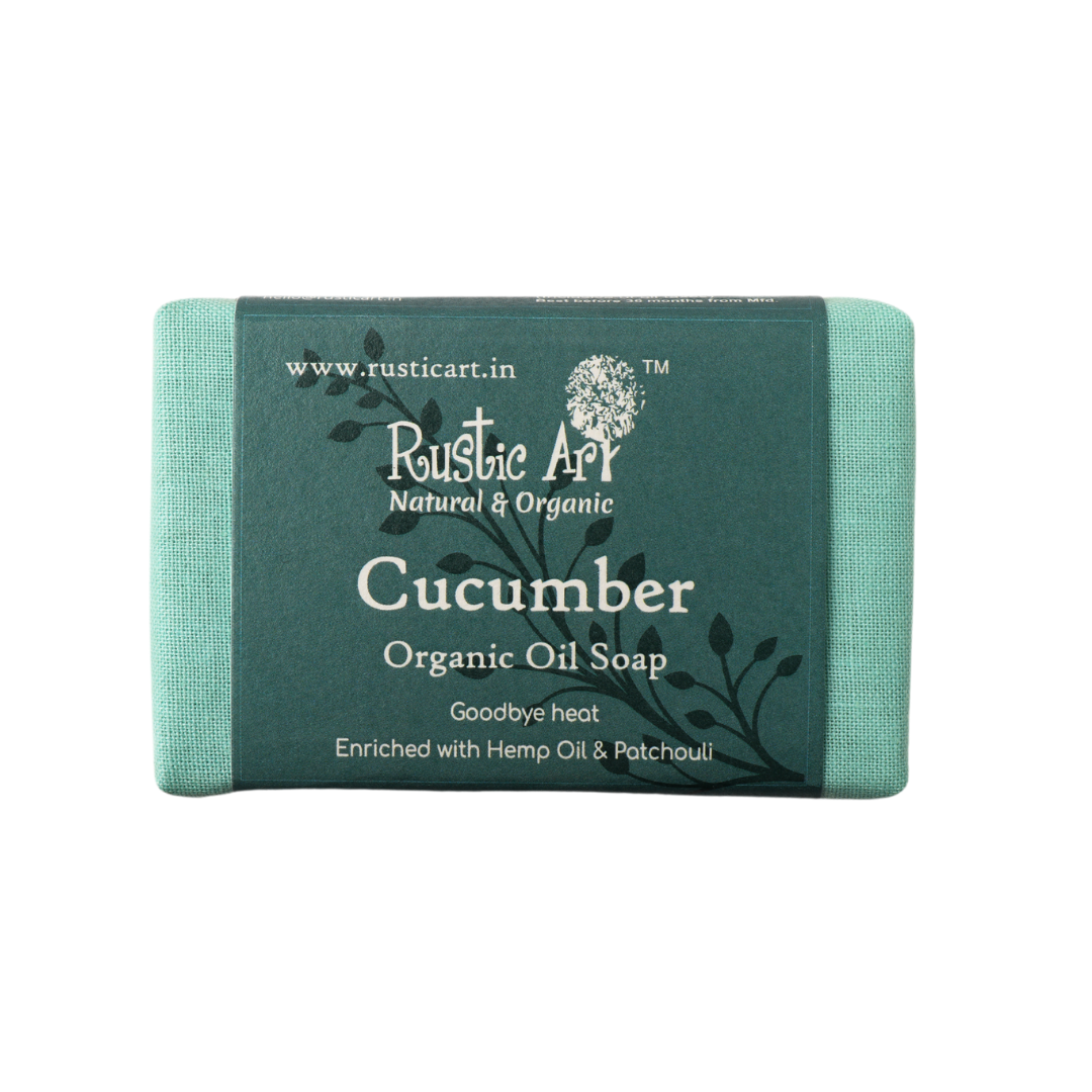 Cucumber Soap (100gm), Rustic Art
