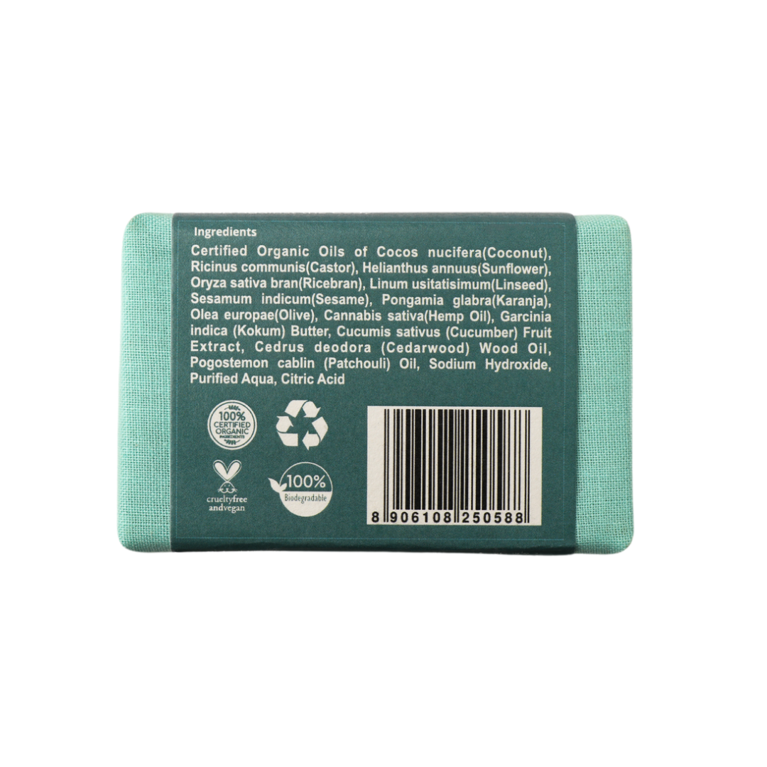 Cucumber Soap (100gm), Rustic Art