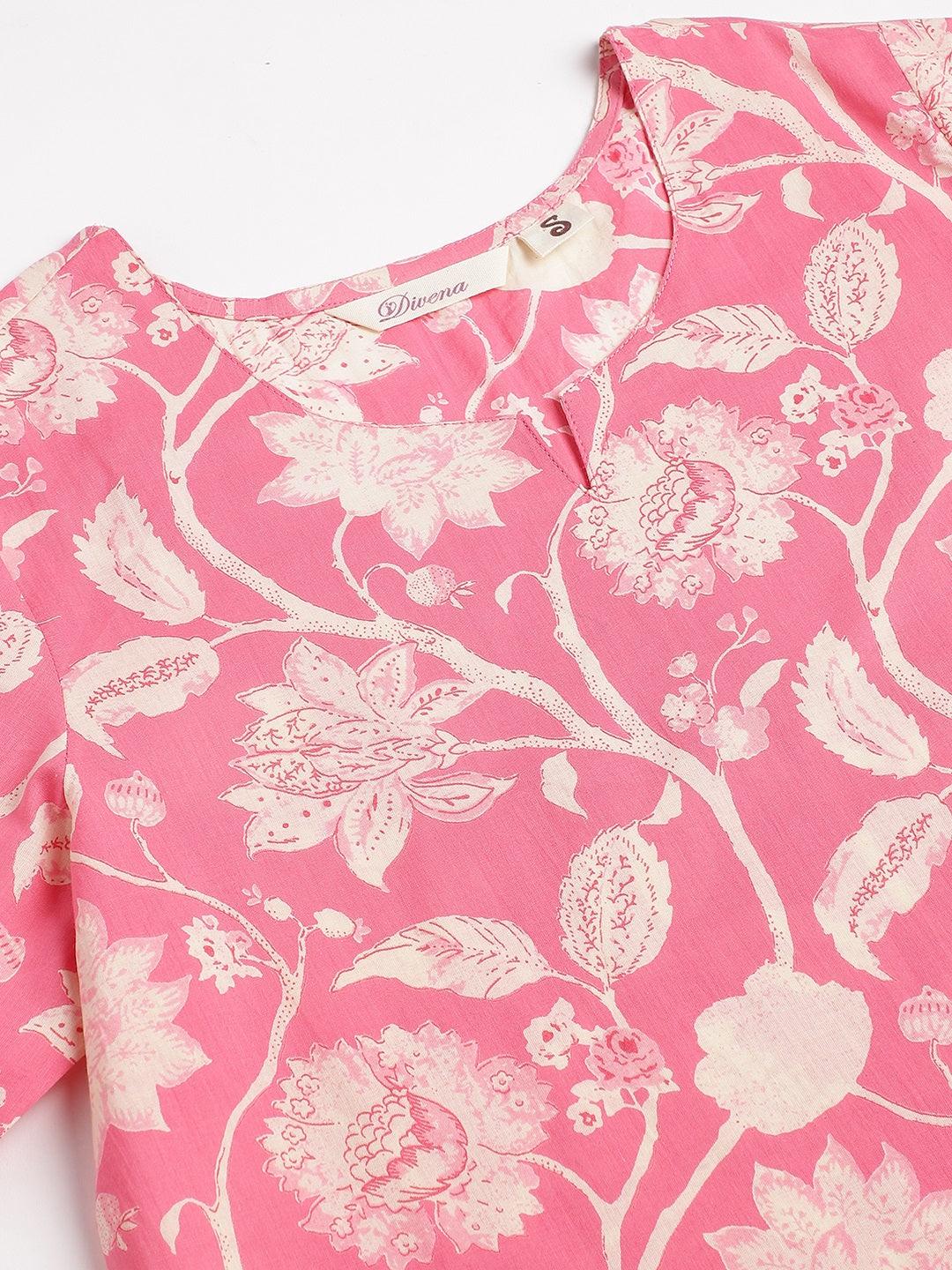   Pink Printed Loungewear/Nightwear  