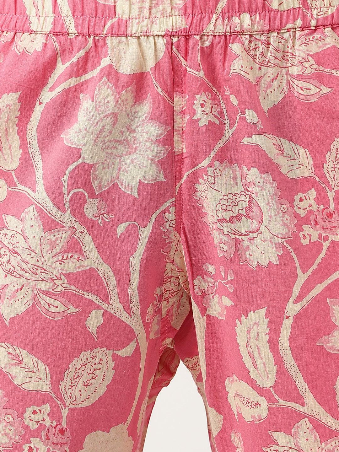   Pink Printed Loungewear/Nightwear  