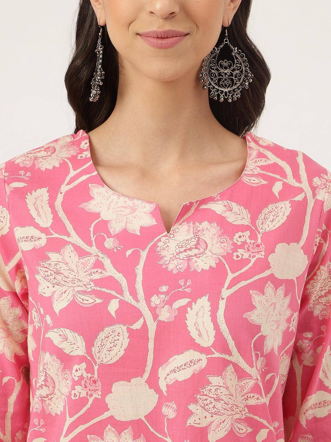   Pink Printed Loungewear/Nightwear  
