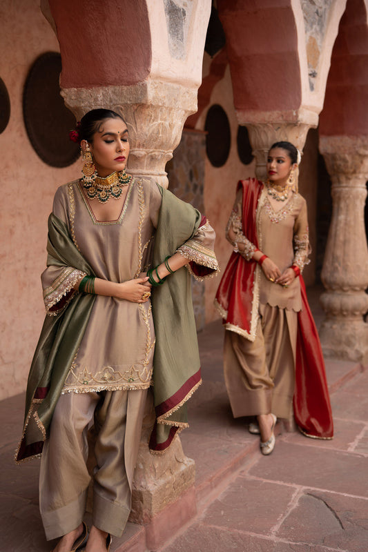 Noor Kaftan Hand-Embroidered Salwar Set