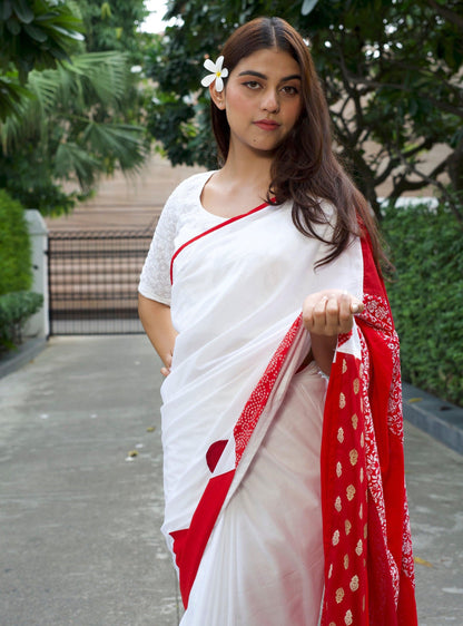 अतरंगी Red EleganceSaree
