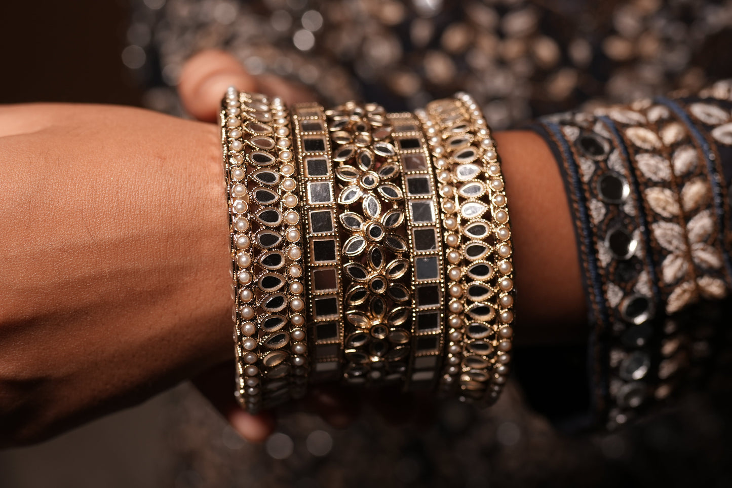 Statement Oxidize Bangles - Set of 5