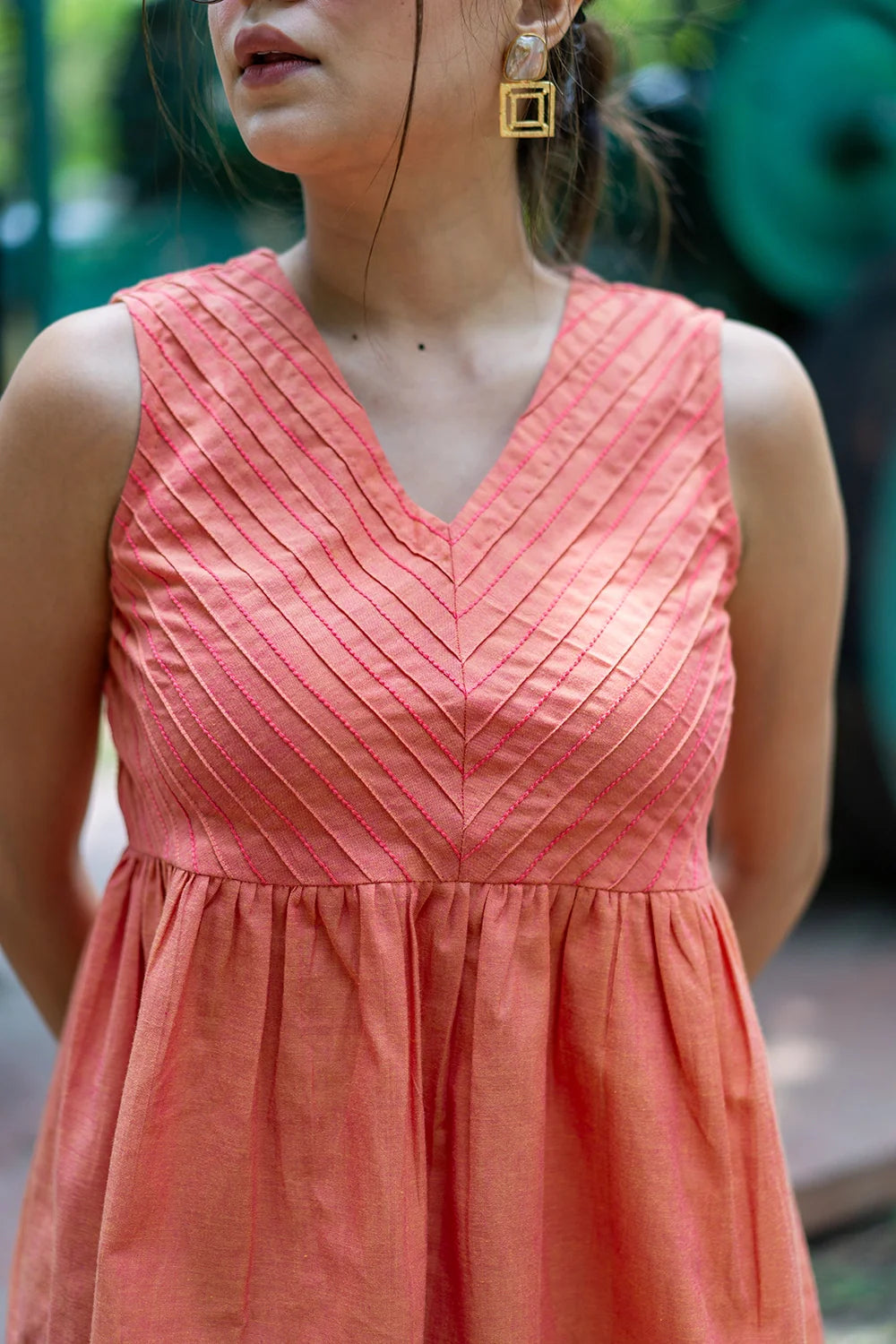 Gajri Malai Cotton Co-ord Set