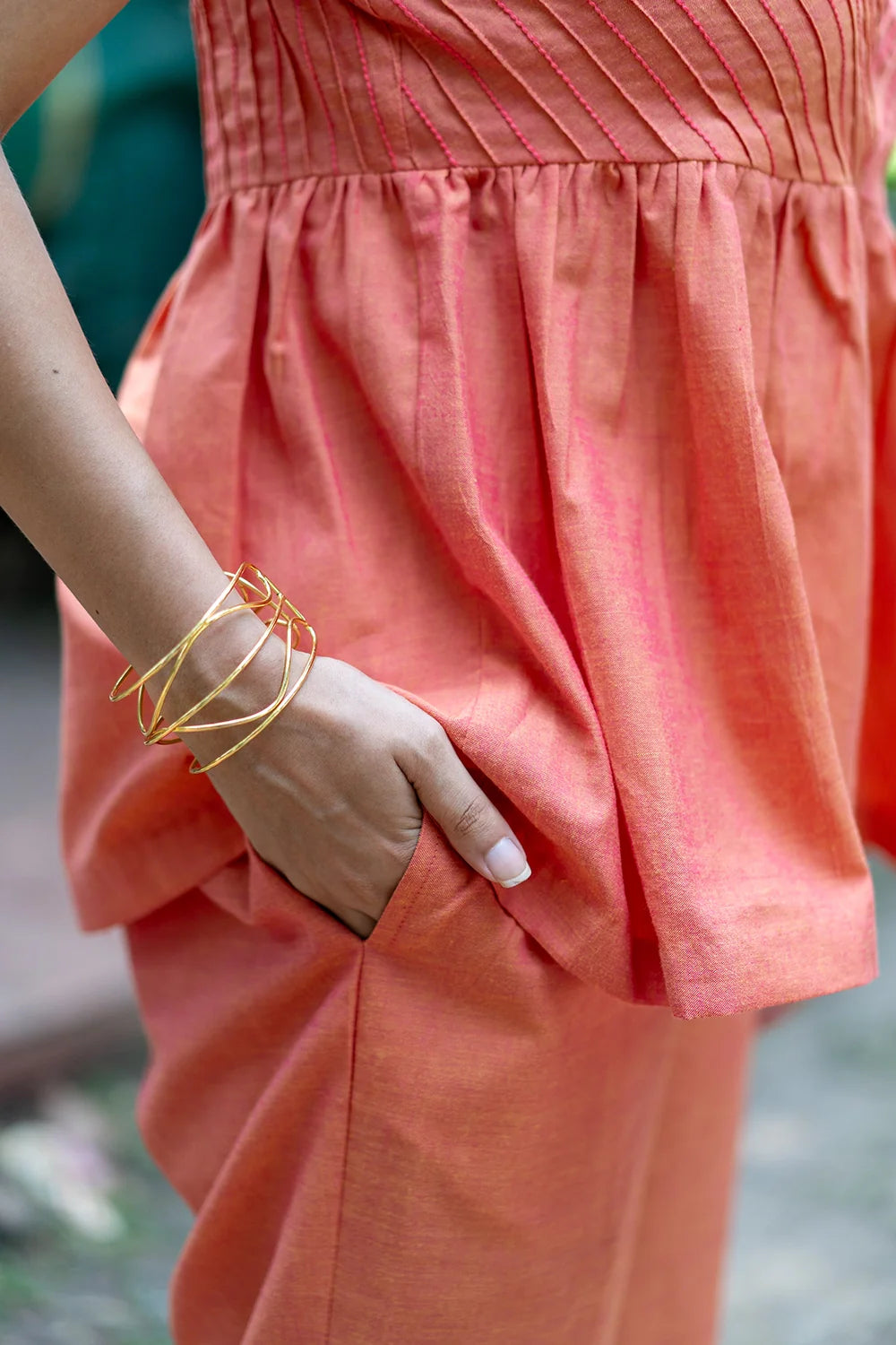 Gajri Malai Cotton Co-ord Set