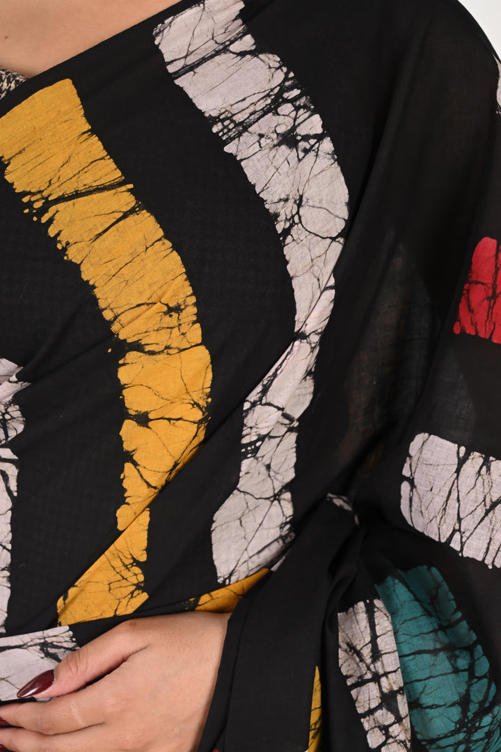 The Follow-Up - Handblock Printed Mulmul Cotton Saree