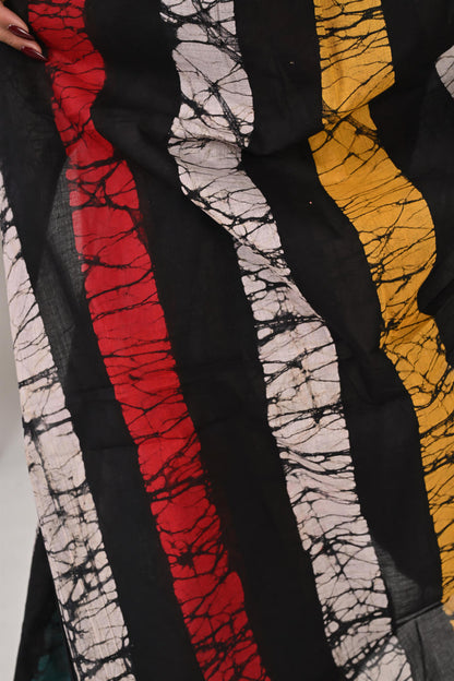 The Follow-Up - Handblock Printed Mulmul Cotton Saree