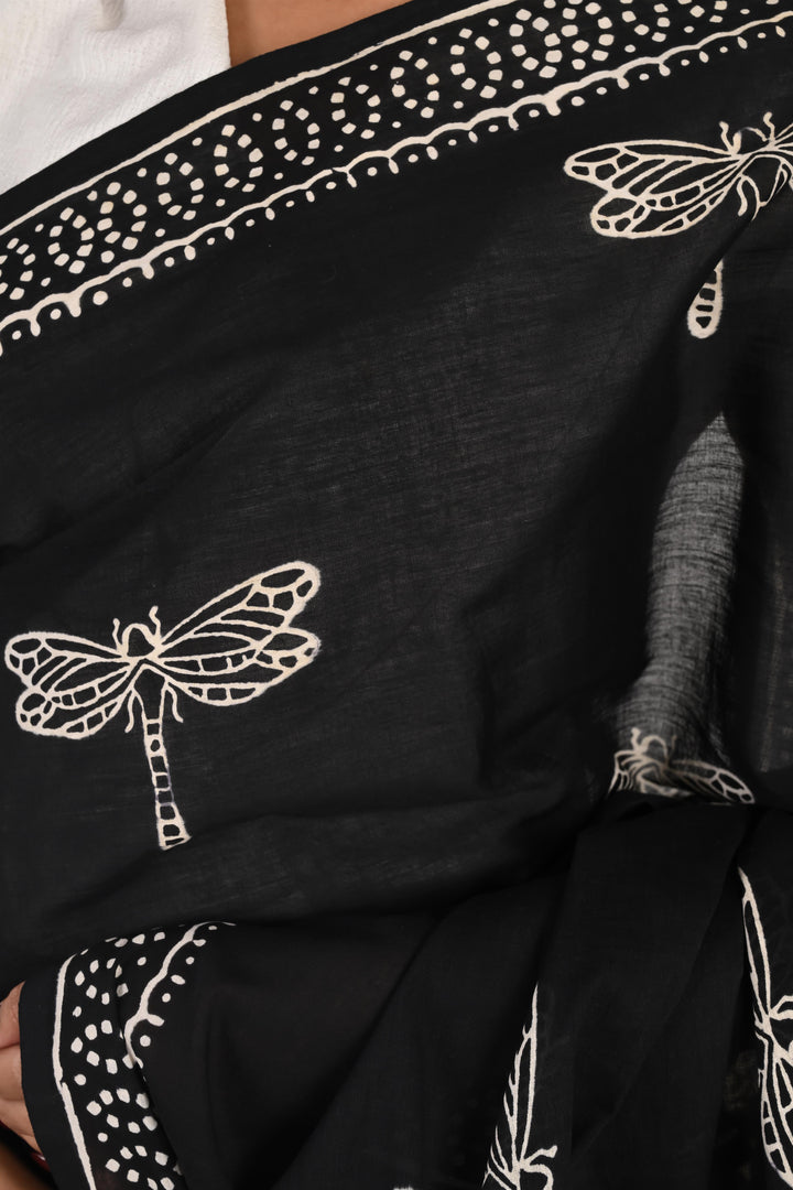 Friday Wrap - Handblock Printed Cotton Saree