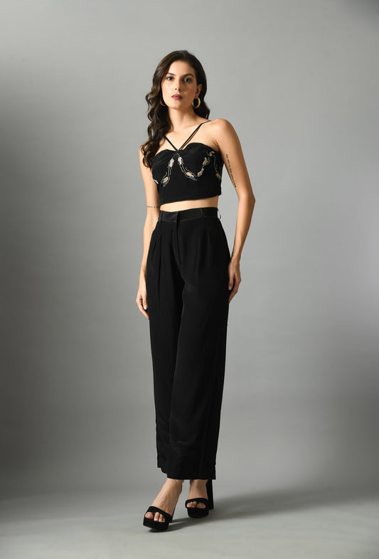 Nur bustier with moonshine trouser