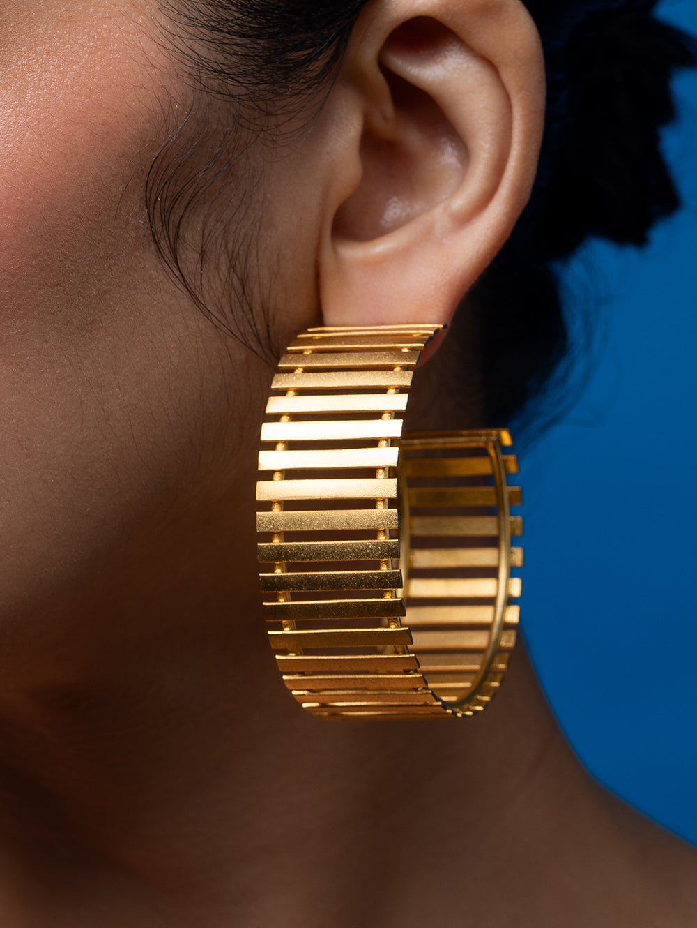 Striped Fence Hoops