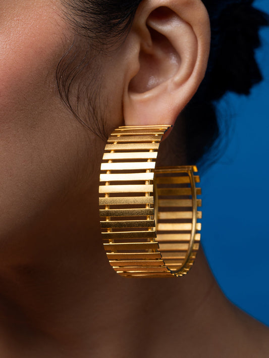 Striped Fence Hoops