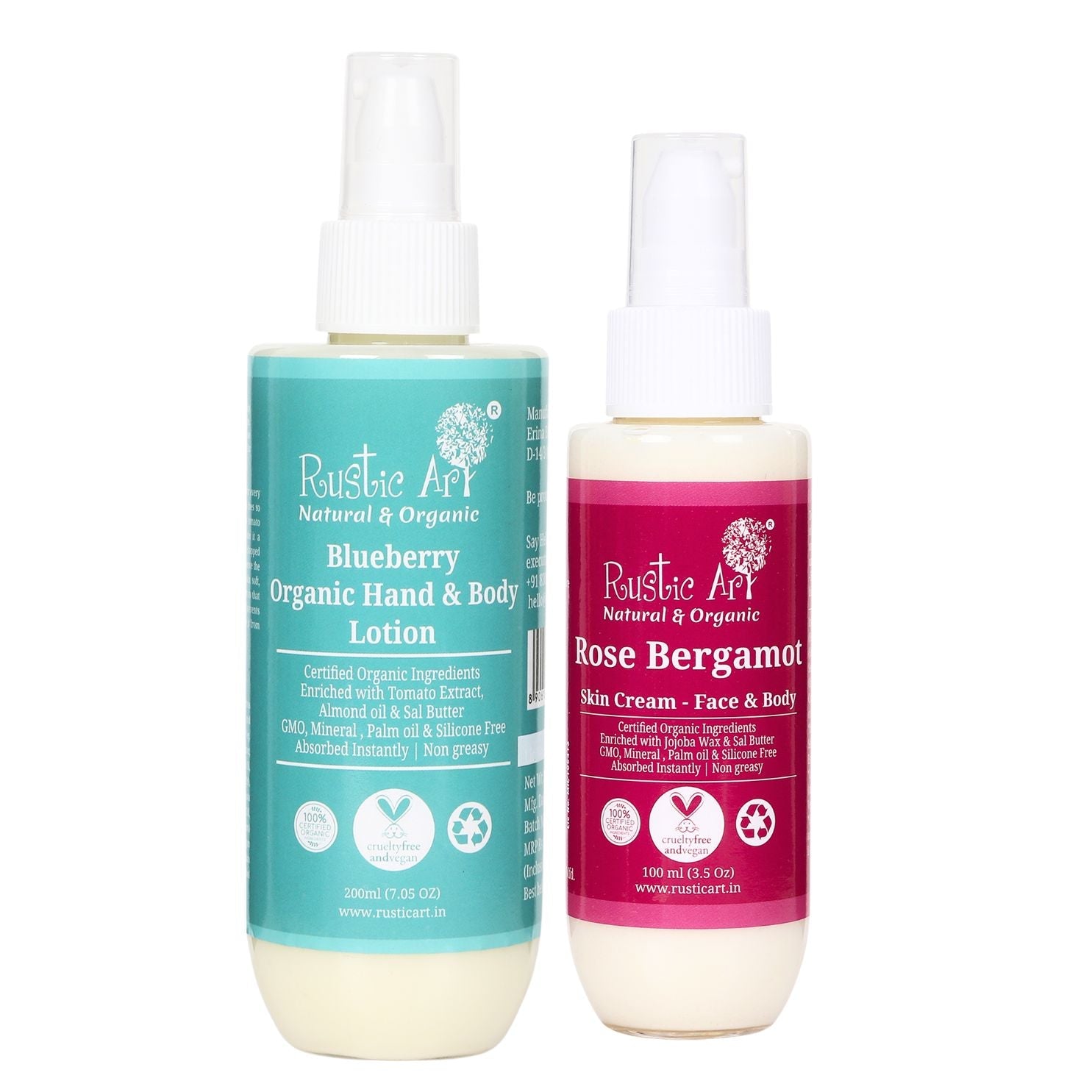 Face & Body Moisturizer(Large), Rustic Art