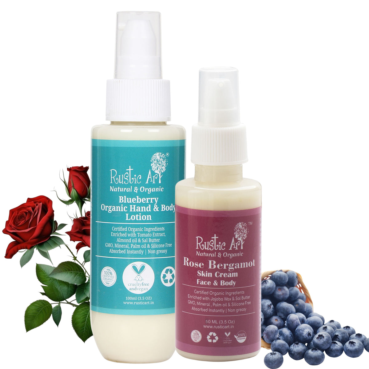 Face & Body Moisturizer Mini, Rustic Art