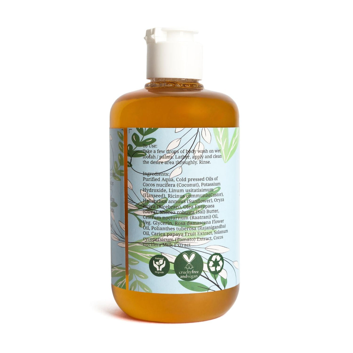 Floral Shower Body Wash (300ml), Rustic Art