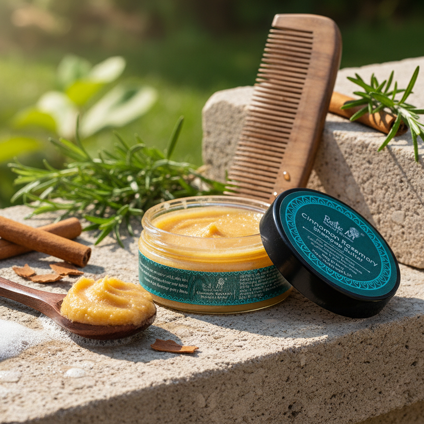 Cinnamon Rosemary Shampoo Butter (100 gm) | Itchy Scalp | All Hair Types |