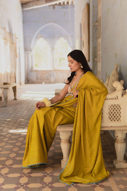 Sunset RangCotton Saree