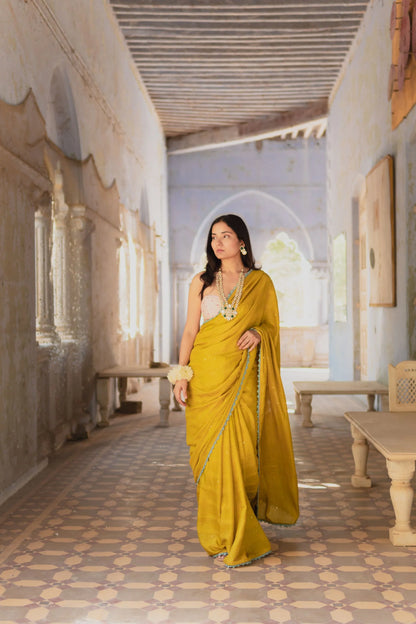 Sunset RangCotton Saree