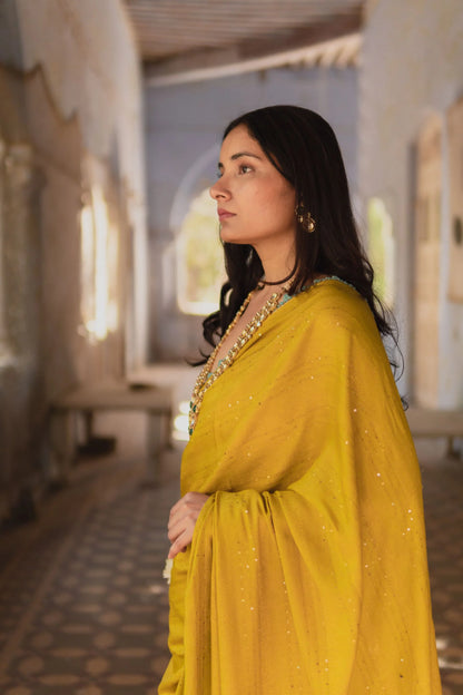 Sunset RangCotton Saree