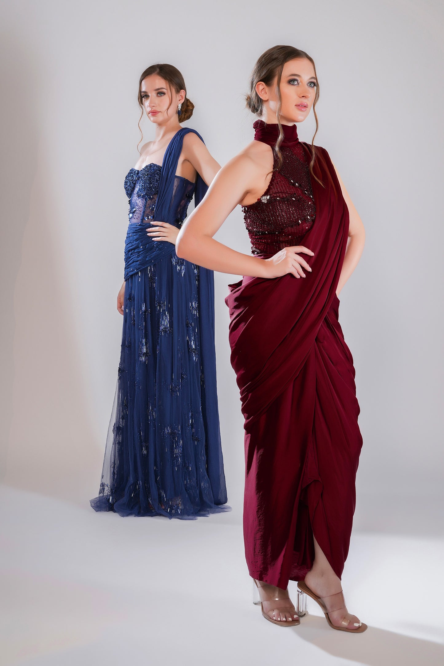 Ruby Reverie Red Tulle Gown