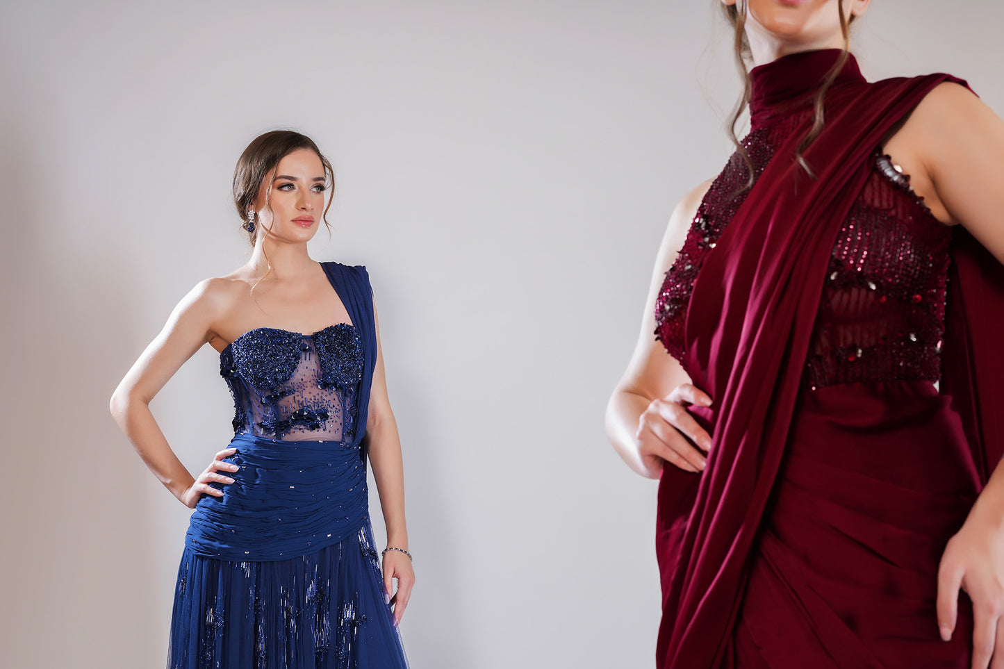 Ruby Reverie Red Tulle Gown