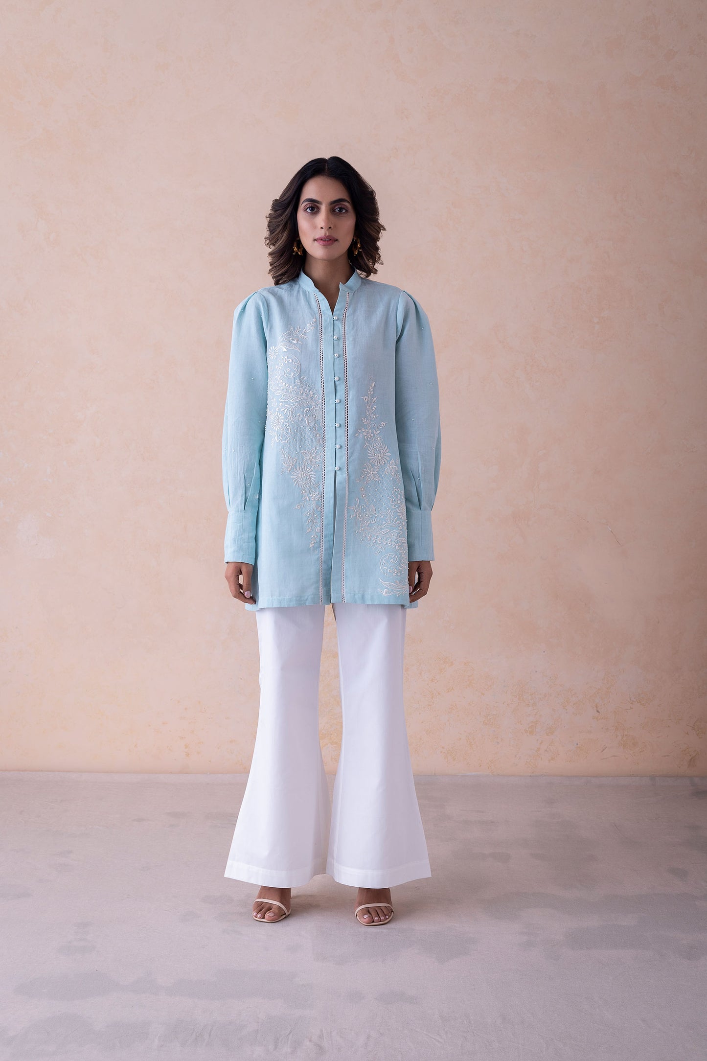 Indra Pearl Elegance Tunic Set