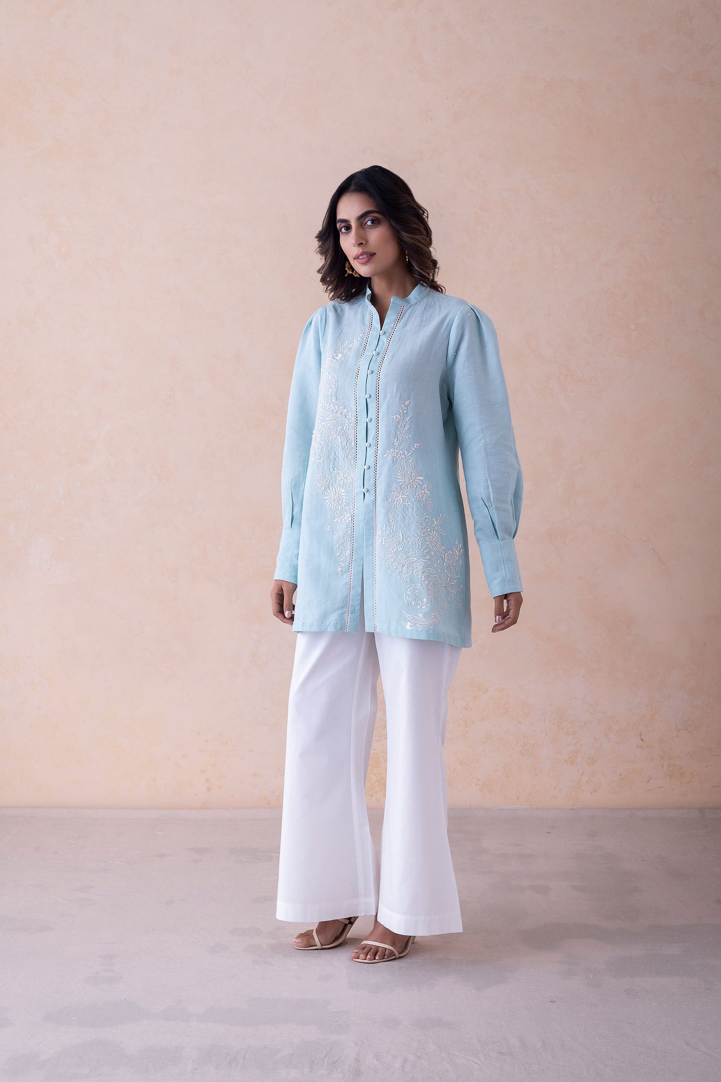 Indra Pearl Elegance Tunic Set