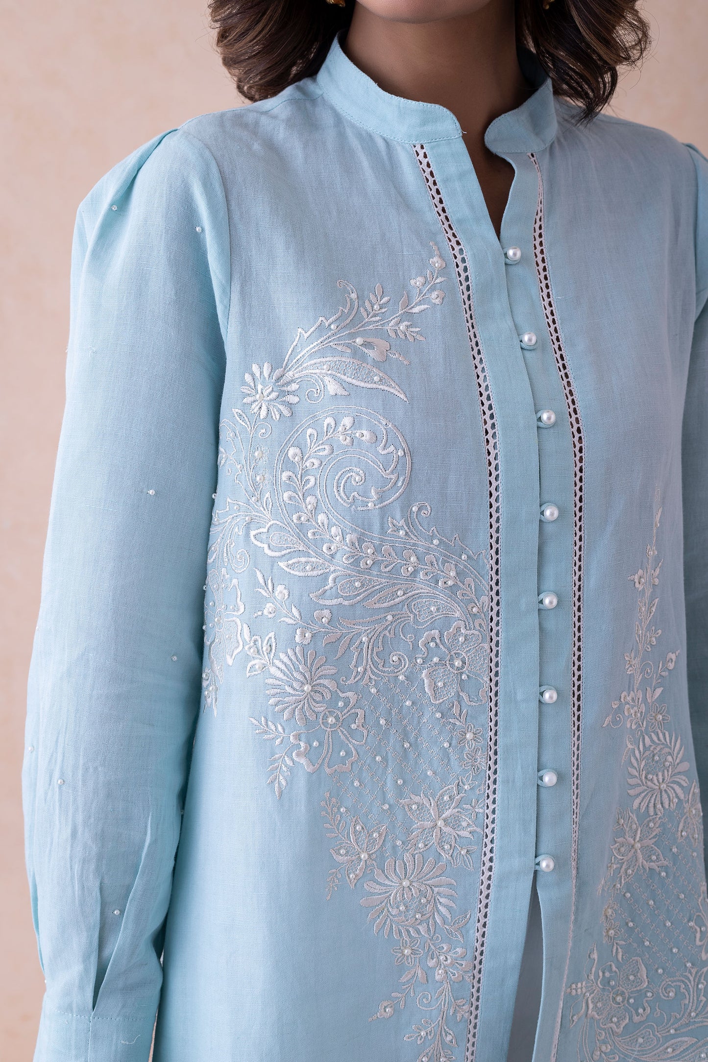 Indra Pearl Elegance Tunic Set