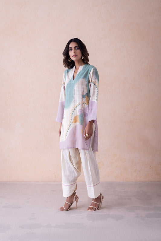 Mrunal Ethereal Pastel Charm Kurta Set
