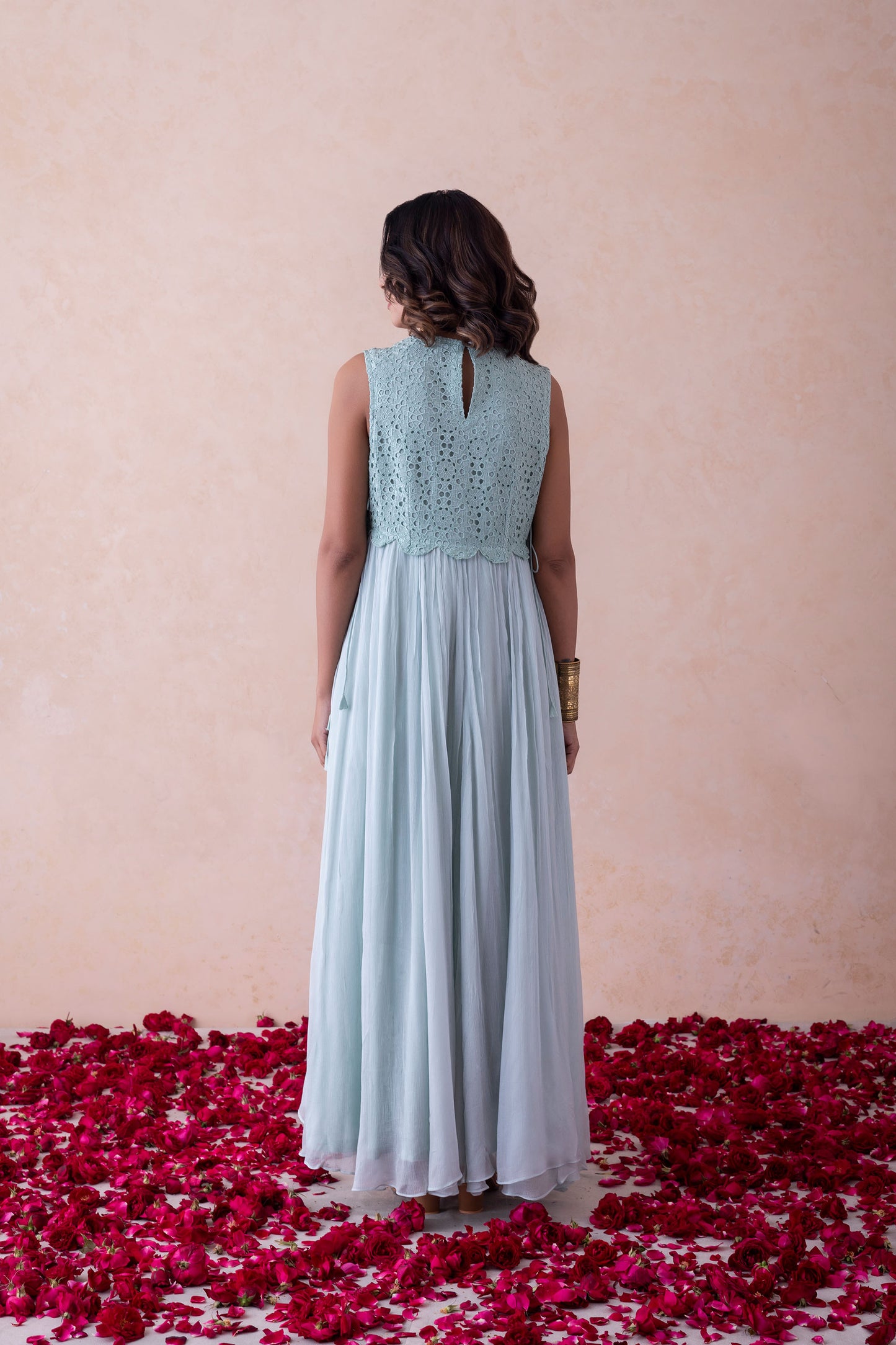 Maia Timeless Grace Schiffli Dress