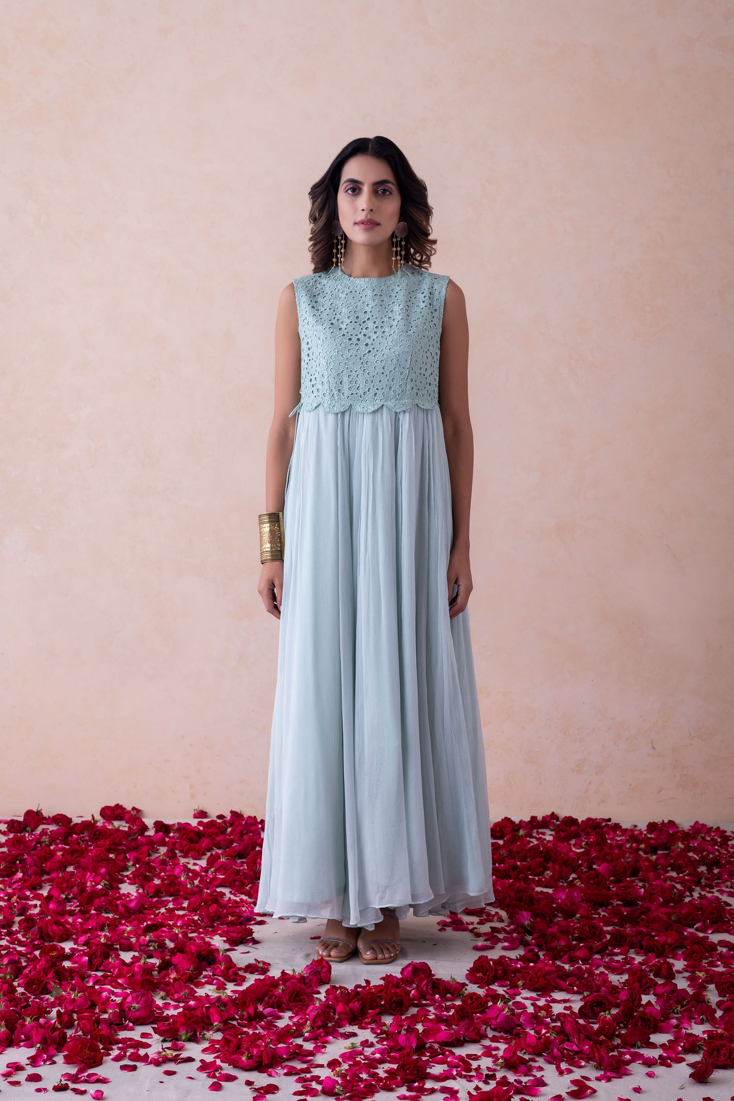 Maia Timeless Grace Schiffli Dress