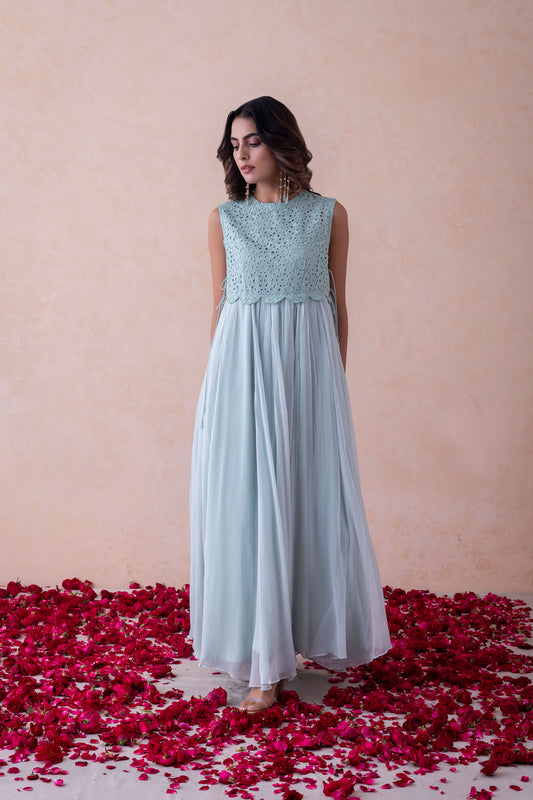 Maia Timeless Grace Schiffli Dress