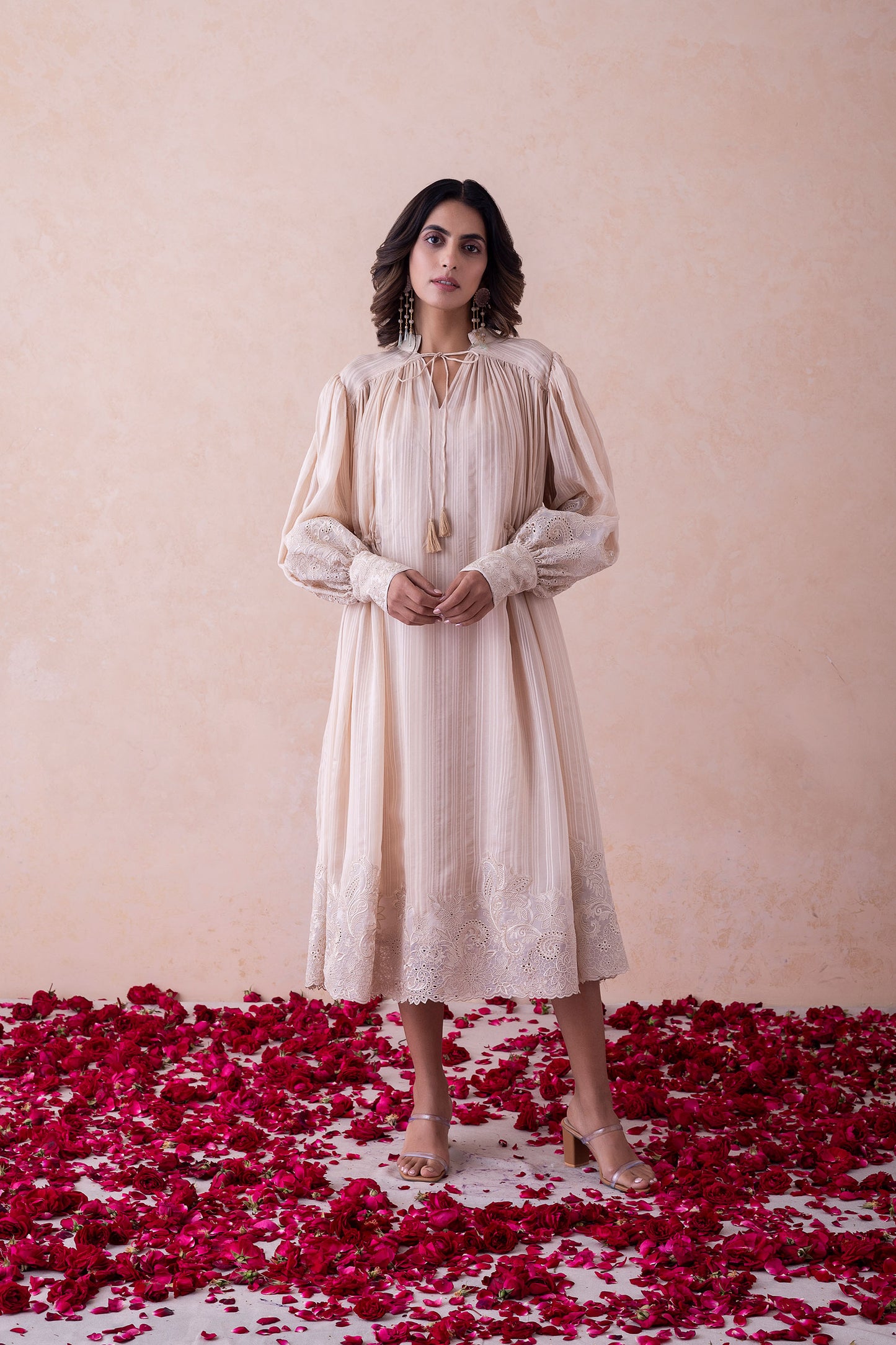 Tamana Noor-E-Nazakat Ivory Kurta dress