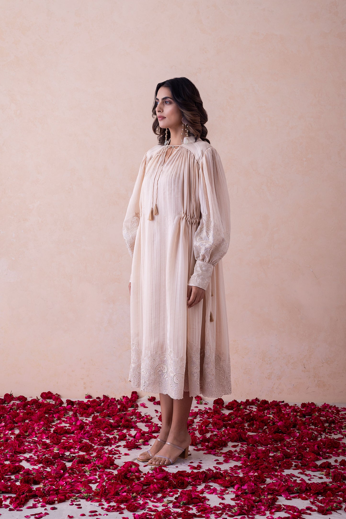 Tamana Noor-E-Nazakat Ivory Kurta dress