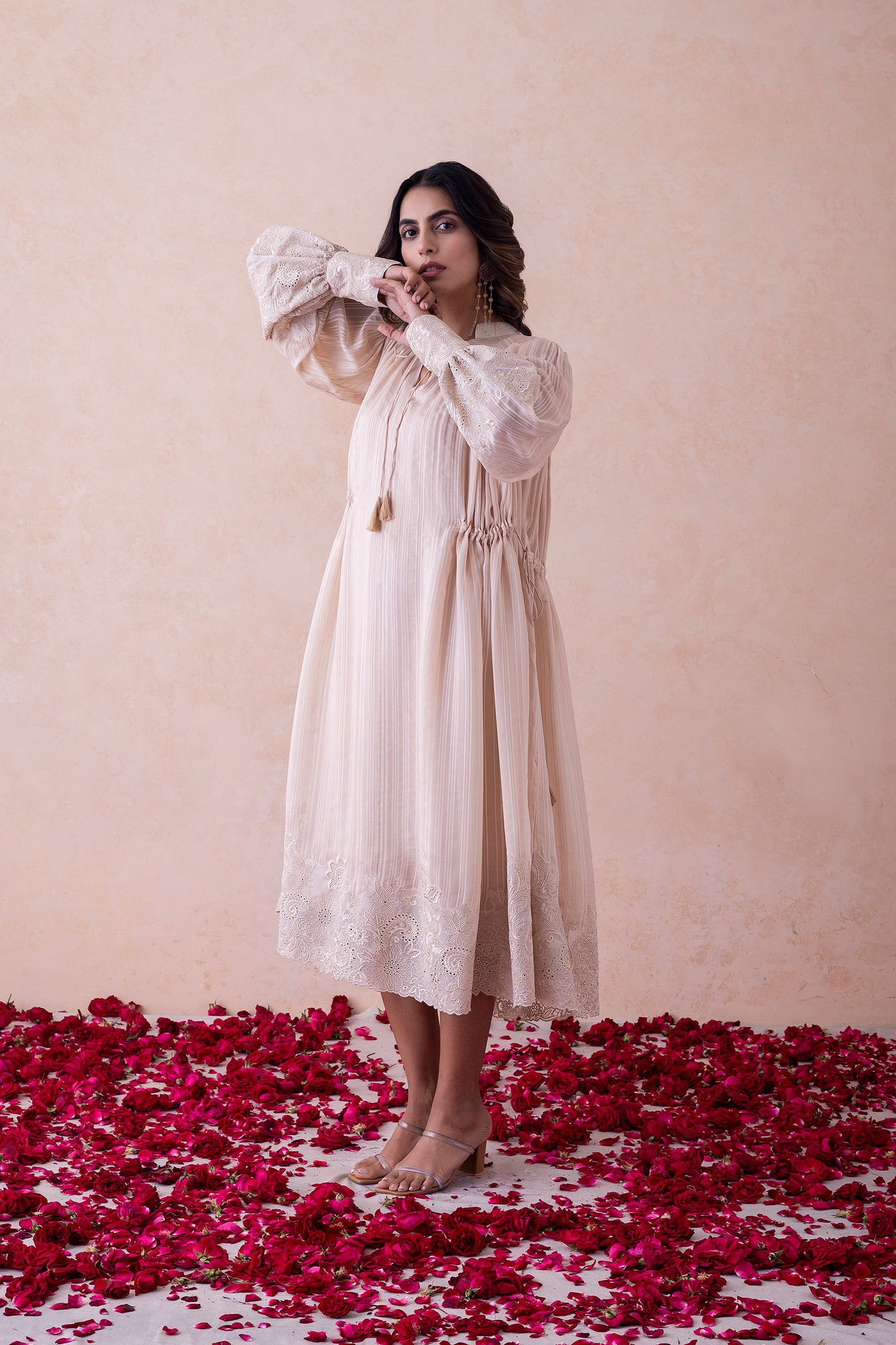 Tamana Noor-E-Nazakat Ivory Kurta dress