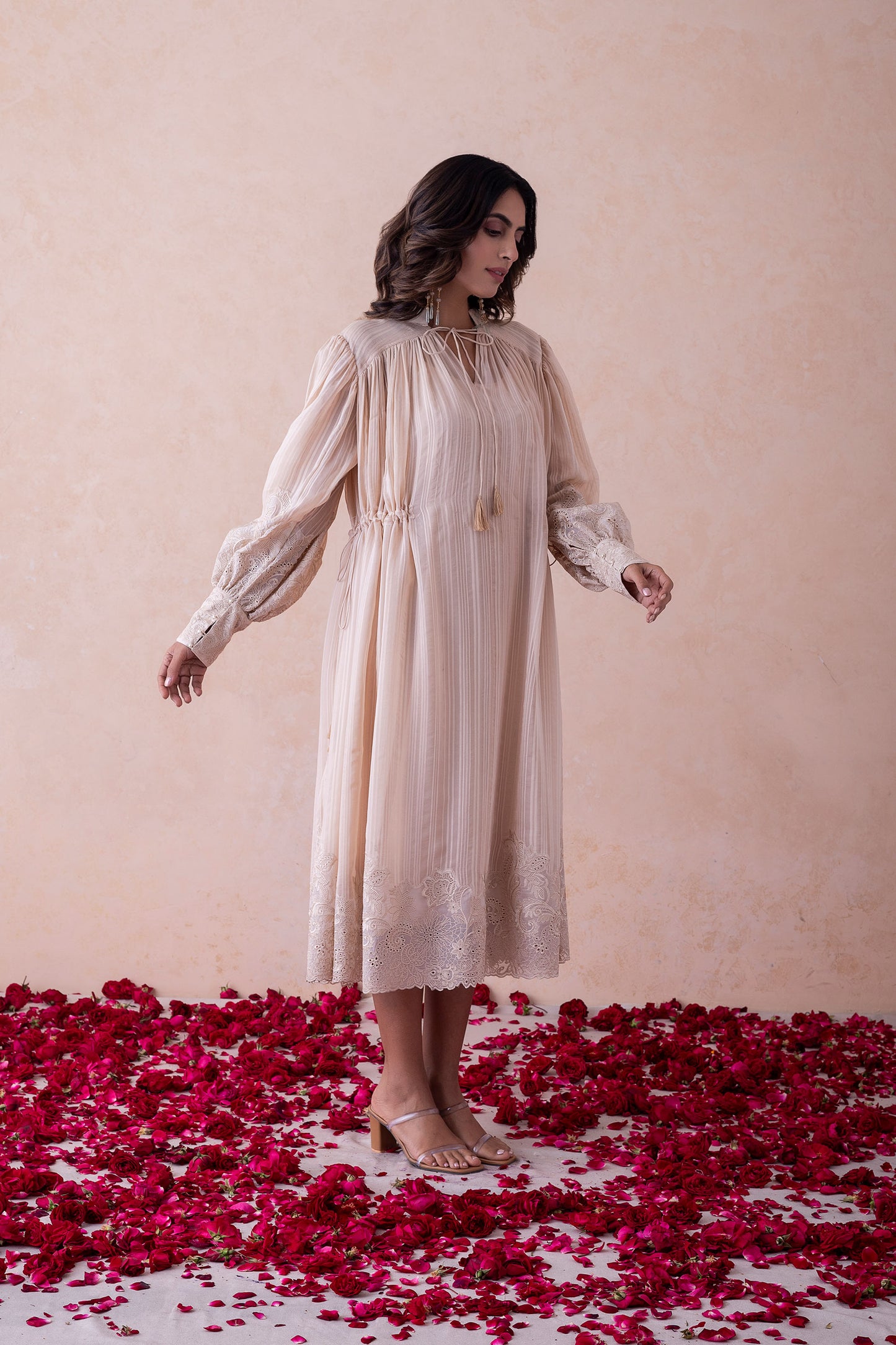 Tamana Noor-E-Nazakat Ivory Kurta dress
