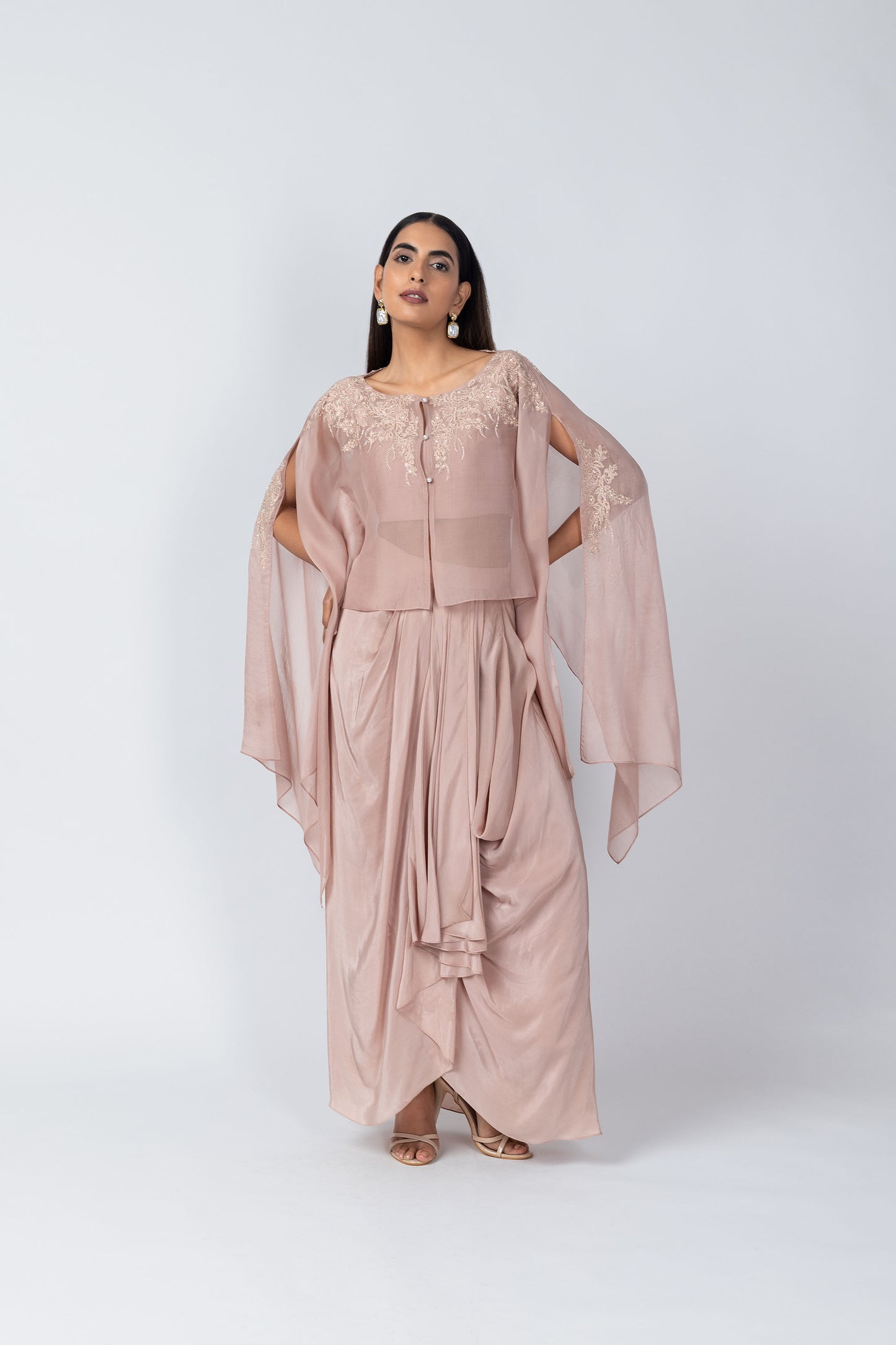 Shanaya Shanaya's Elegant Draped Skirt Set