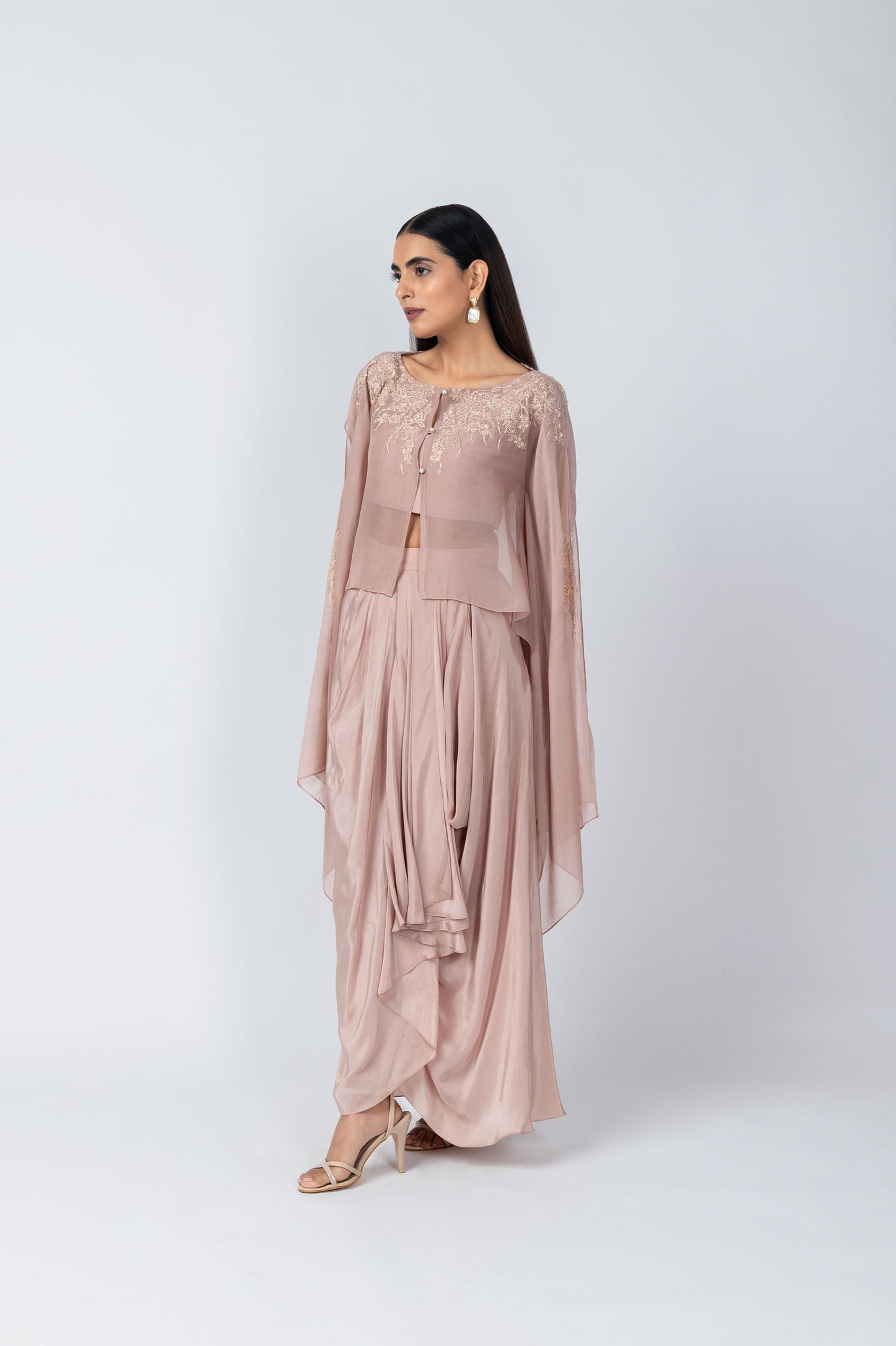 Shanaya Shanaya's Elegant Draped Skirt Set