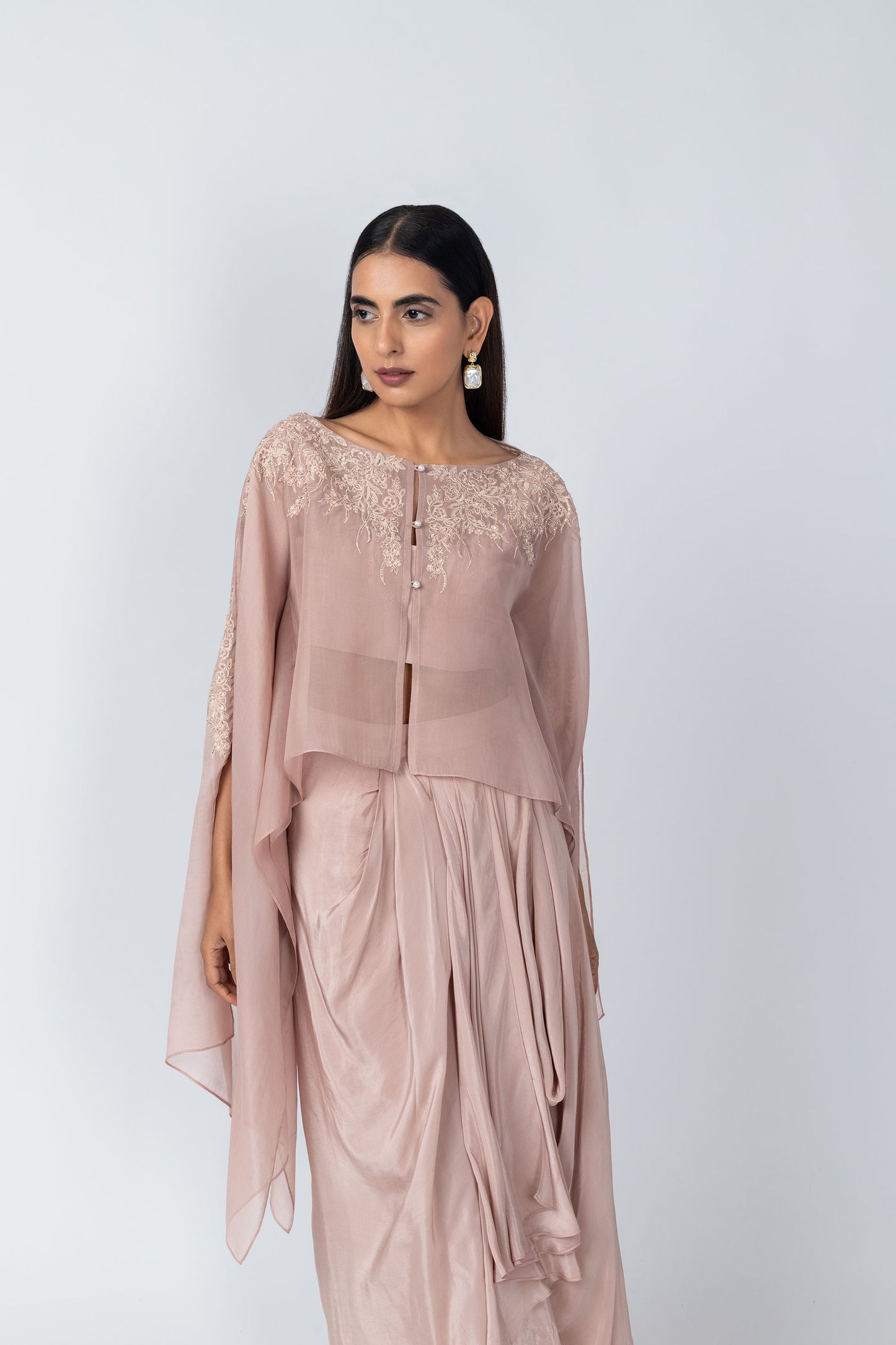 Shanaya Shanaya's Elegant Draped Skirt Set