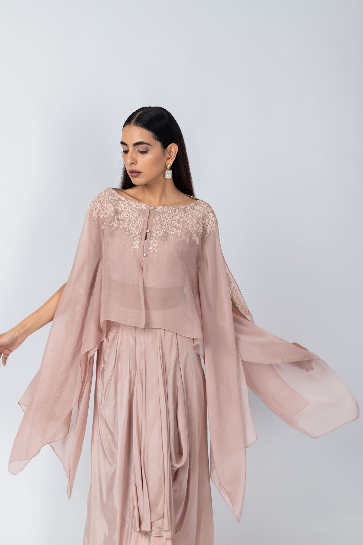 Shanaya Shanaya's Elegant Draped Skirt Set