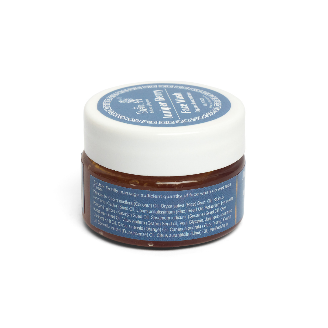 Juniper Berry Face Wash Concentrate (50gm), Rustic Art