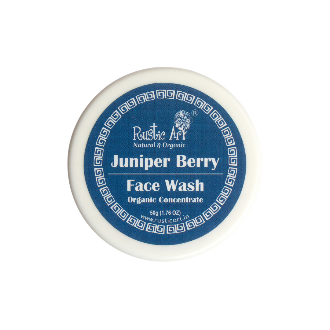 Juniper Berry Face Wash Concentrate (50gm), Rustic Art