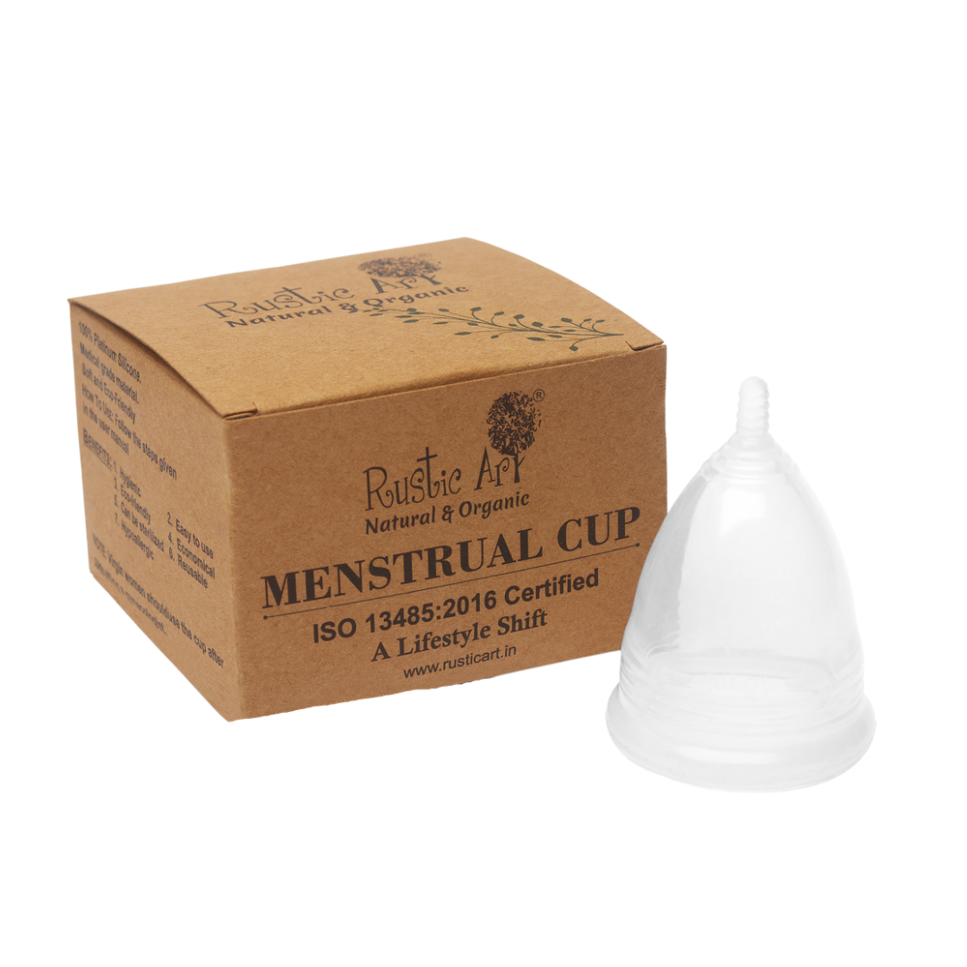 LARGE Menstrual Cup (Only Cup), Rustic Art