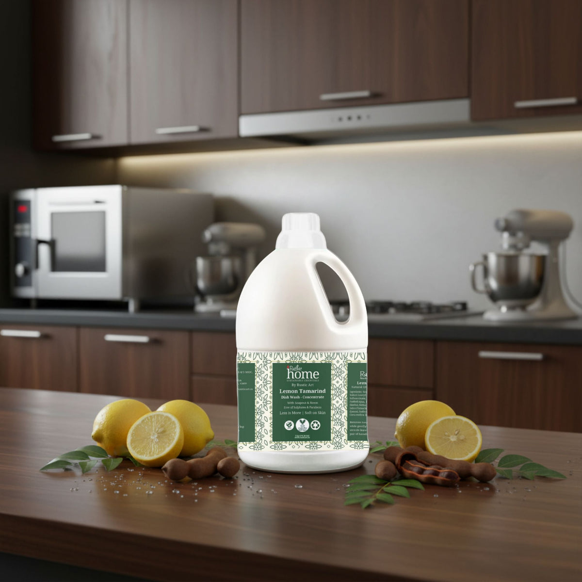 Lemon Tamarind Dish Wash Concentrate (5kg), Rustic Art