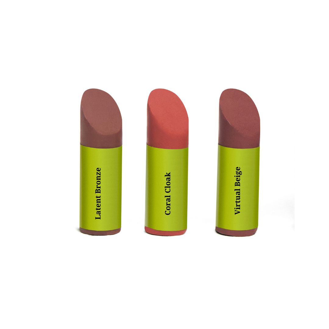 Little You | Zero waste Lip & Cheek Tint | Pack of 3 (MINI), Rustic Art