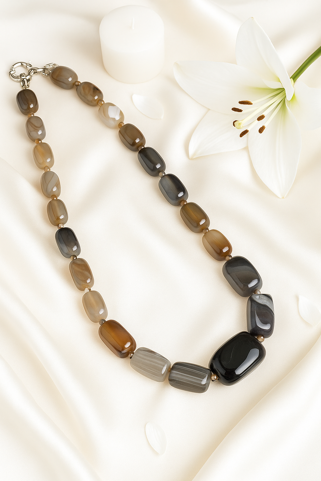 Trishala Single Line Bold Babe Mala