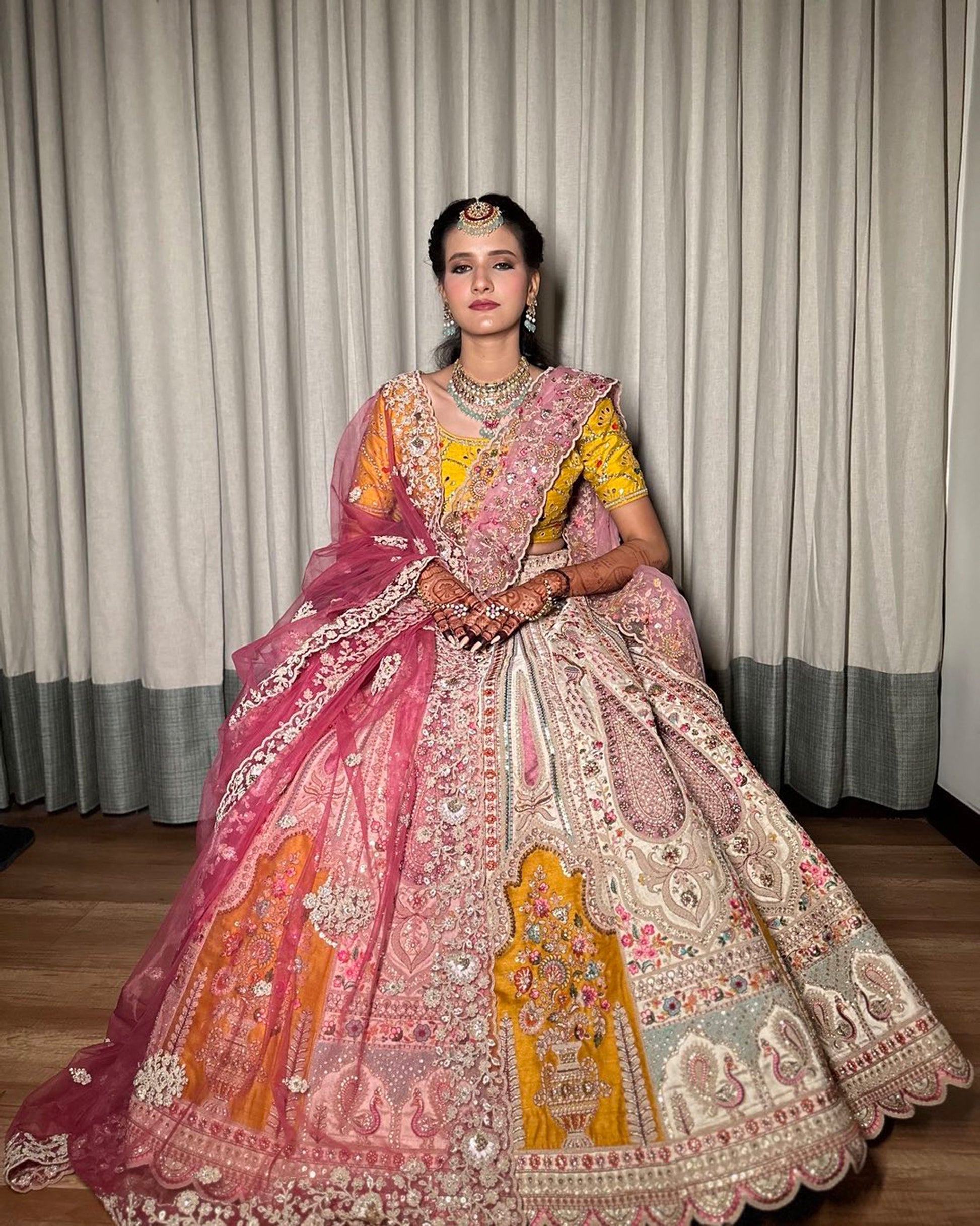 Bridal Look Wedding Lehengas For Dusky Skin Tone Indian Bridal