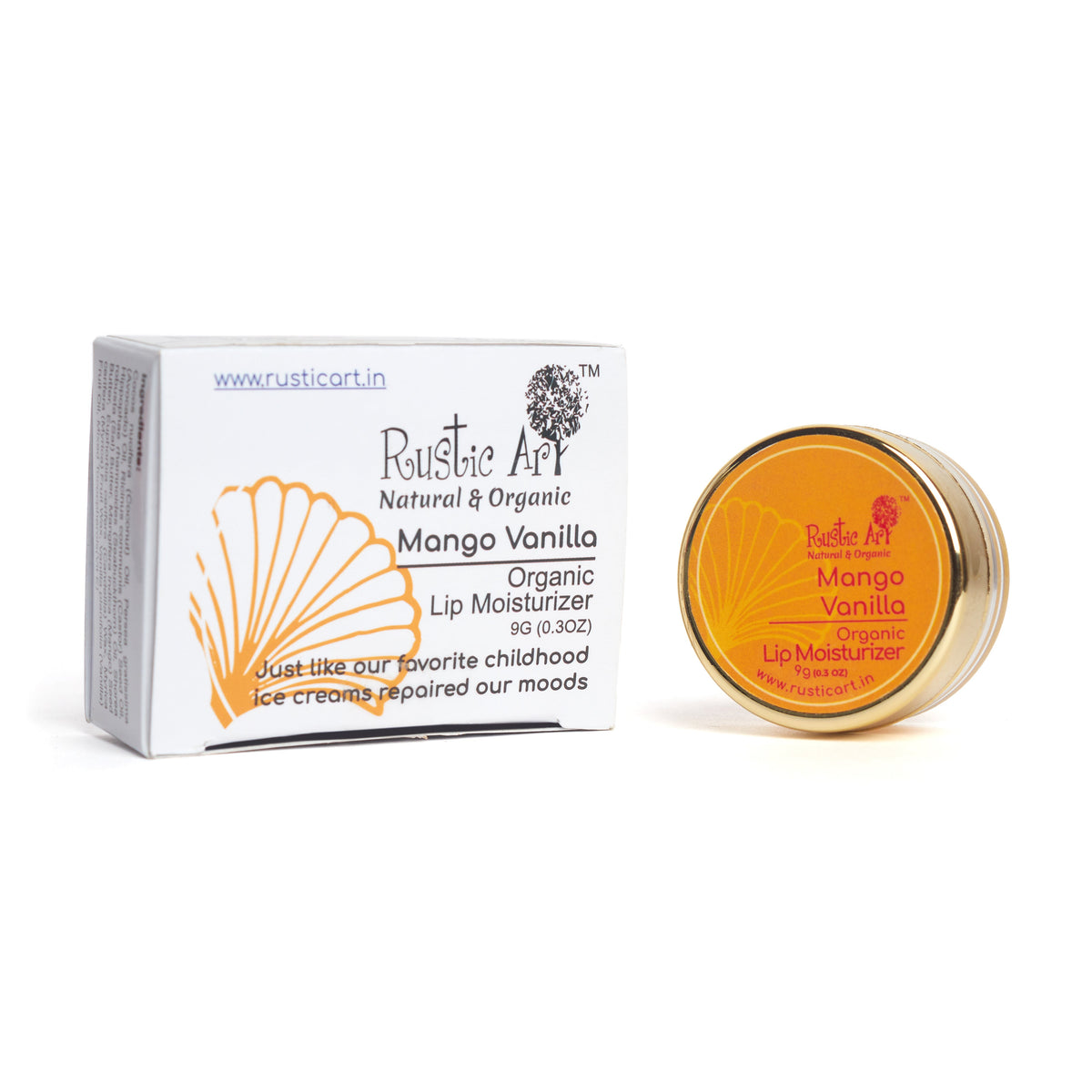 Mango Vanilla Lip Moisturizer (9gm) | Organic, Vegan